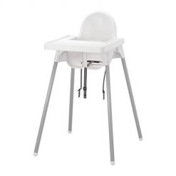 Kursi Makan dan Highchair IKEA Antilop High Chair – White