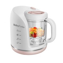 Food Processor and Sterilizer Oonew Baby Puree Petite Series 4in1 – Pink Salmon