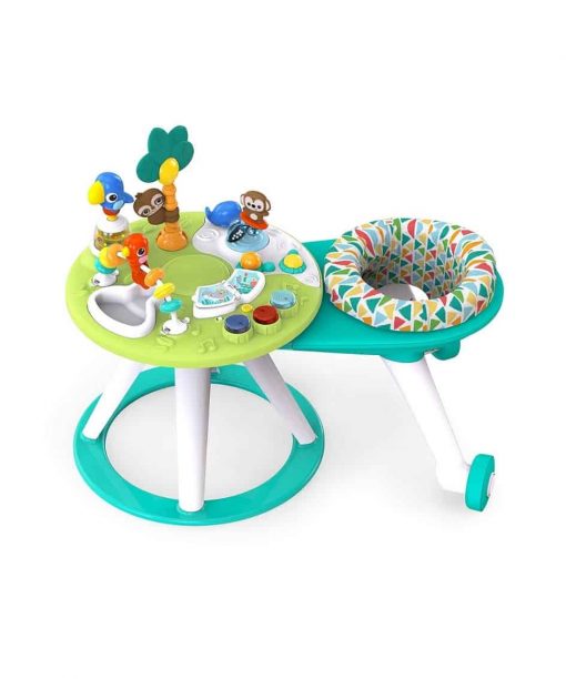 Activity Toys Bright Starts Around We Go 2in1 Walk-Around Activity Table – Tropic Cool Hijau