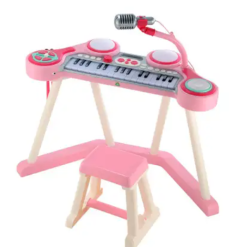 Music Instrument ELC Keyboard Key-Boom-Board – Pink