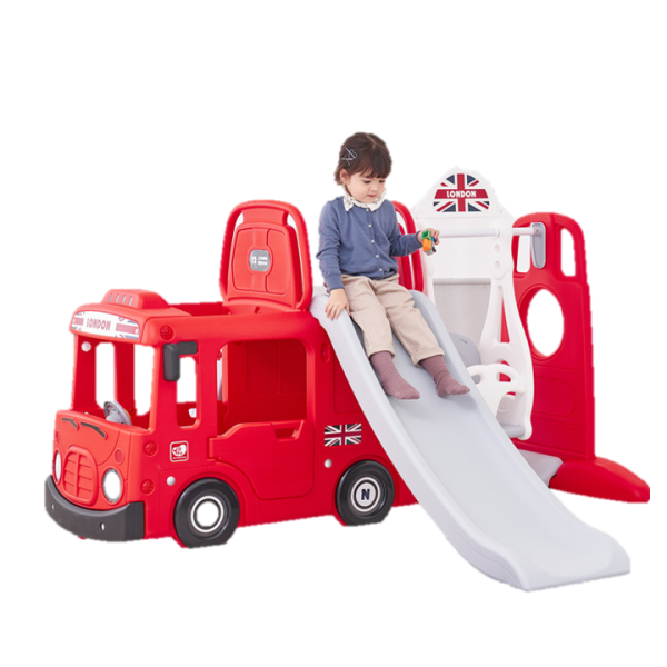 Yaya Tayo Bus 4in1 Slide and Swing - Red - Mamasewa.com