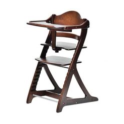 Kursi Makan dan Highchair Yamatoya Sukusuku Plus Table High Chair – Dark Brown