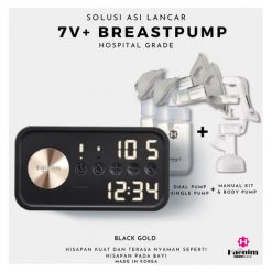 Pompa Asi Haenim Breastpump 7V+ (Black Gold)