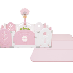 Baby Fence Lumba Combo Playfence Forest Lodge 10+2 Pink