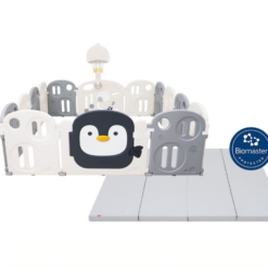 Lumba New Combo Penguin Fence Monochrome and Playmat 12+2 Kotak Full Grey