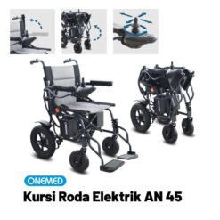 Kursi Roda Onemed Elektrik AN 45 - Grey Diskon Kondisi