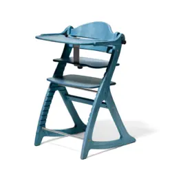 Yamatoya Sukusuku GL High Chair With Table & Guard  – Blue Wash