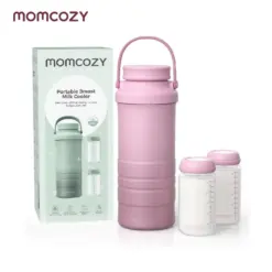 Momcozy Portable Breast Milk Cooler for Outdoor 22oz - Pink